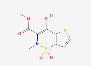 Two-dimensional chemical structure of Tenoxicam EP Impurity B, CAS 59804-25-0