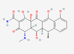 Two-dimensional chemical structure of N-Desmethyl Doxycycline, CAS 86271-83-2