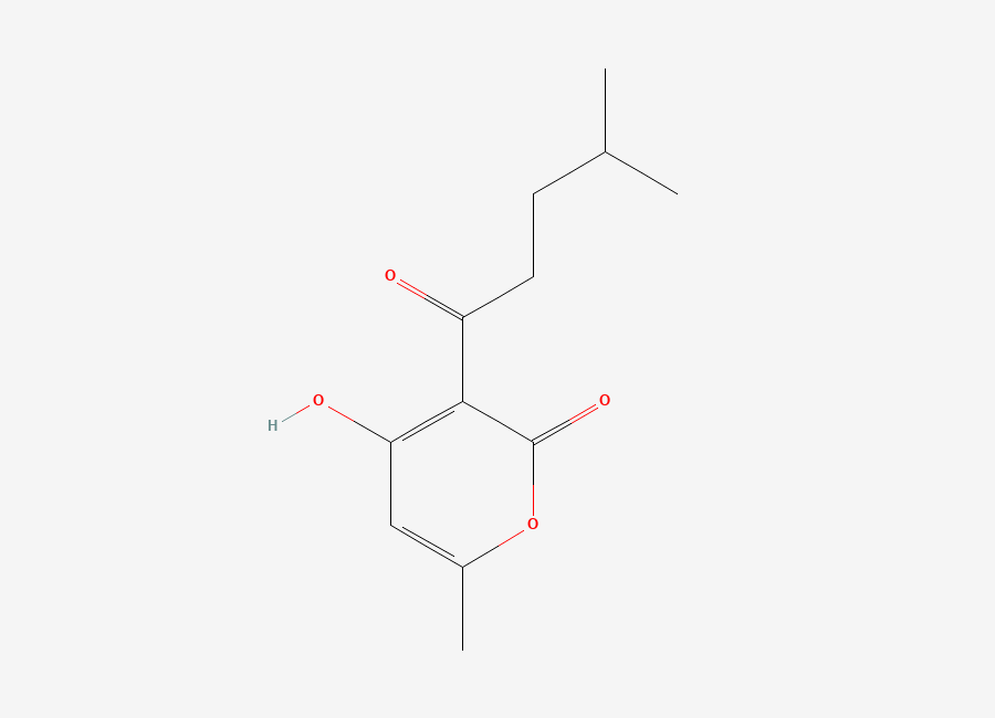 Two-dimensional chemical structure of Pogostone