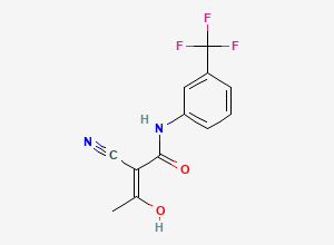 Two-dimensional chemical structure of Teriflunomide 3-Isomer