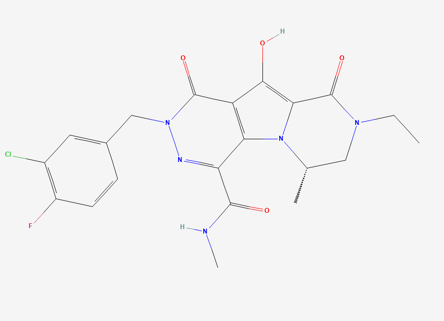 Two-dimensional chemical structure of MK-2048