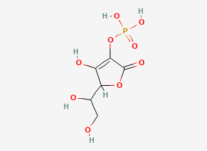 Two-dimensional chemical structure of L-Ascorbate-2-Phosphate