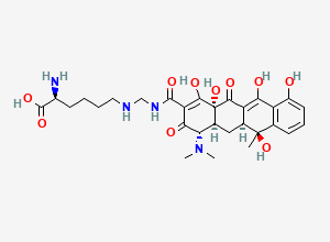 Two-dimensional chemical structure of Lymecycline, CAS 992-21-2