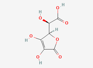 Two-dimensional chemical structure of Ascorbic Acid EP Impurity G, CAS 66757-69-5