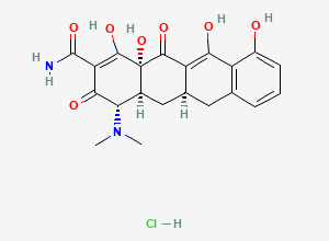 Two-dimensional chemical structure of Sancycline hydrochloride