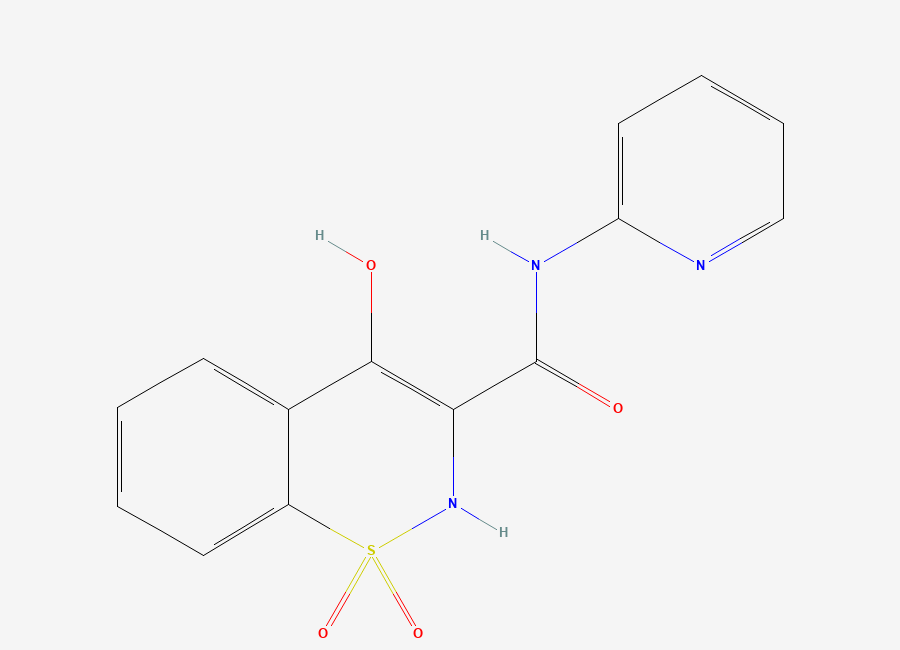 Two-dimensional chemical structure of Piroxicam EP Impurity B/ Piroxicam BP Impurity B / N-Desmethyl Piroxicam/ Piroxicam Related Compound B, CAS 65897-46-3