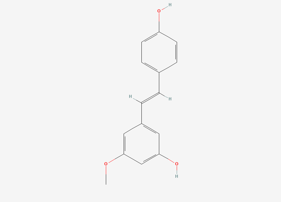 Two-dimensional chemical structure of Pinostilbene