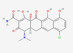 Two-dimensional chemical structure of Demeclocycline EP Impurity G / Anhydrodemeclocycline, CAS 22688-73-9