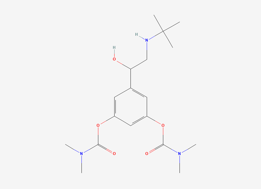 Two-dimensional chemical structure of Bambuterol