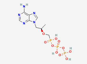 Two-dimensional chemical structure of Tenofovir diphosphate