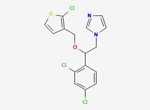 Two-dimensional chemical structure of Tioconazole, CAS 65899-73-2