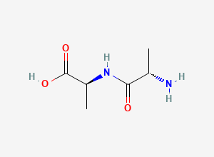 Two-dimensional chemical structure of L-Alanyl-L-alanine