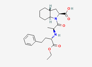Two-dimensional chemical structure of Trandolapril