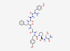 Two-dimensional chemical structure of Dermorphin