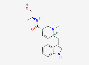 Two-dimensional chemical structure of Methylergometrine EP Impurity F / Ergometrinine, CAS 479-00-5