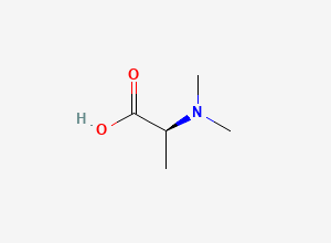 Two-dimensional chemical structure of N,N-Dimethylalanine