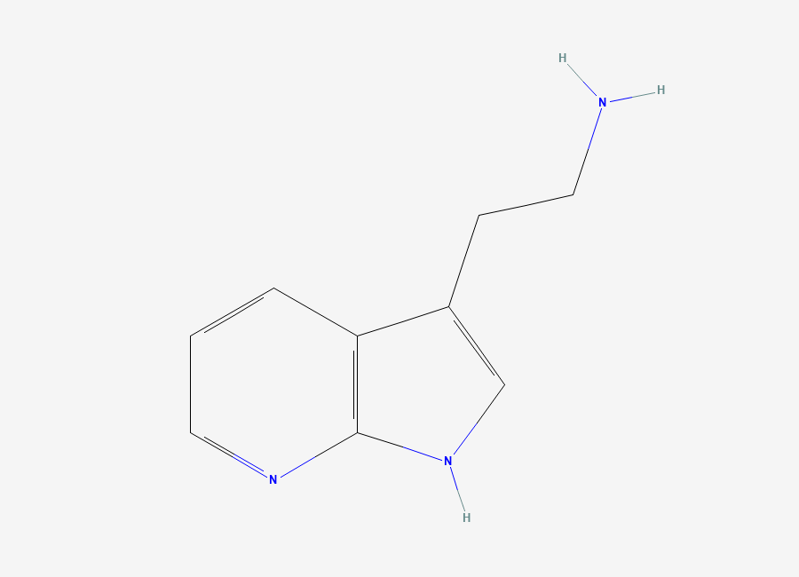 Two-dimensional chemical structure of 7-Azatryptamine