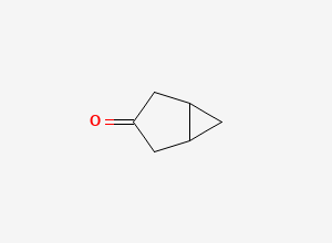 Two-dimensional chemical structure of Bicyclo[3.1.0]hexan-3-one