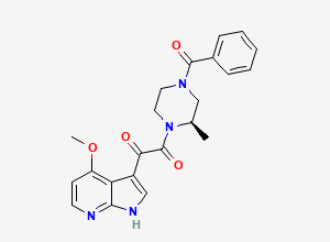 Two-dimensional chemical structure of Bms-378806