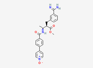 Two-dimensional chemical structure of Otamixaban