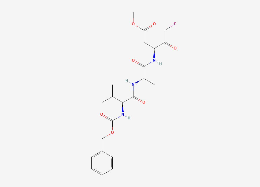 Two-dimensional chemical structure of Z-VAD-fmk