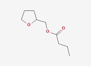 Two-dimensional chemical structure of Tetrahydrofurfuryl butyrate