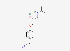 Two-dimensional chemical structure of Atenolol EP Impurity H, CAS 29277-73-4
