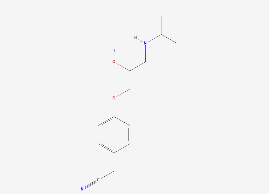 Two-dimensional chemical structure of Atenolol EP Impurity H, CAS 29277-73-4