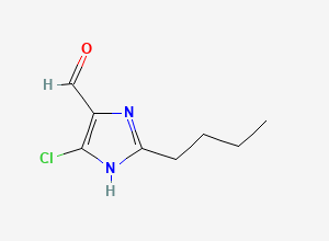 Two-dimensional chemical structure of Losartan EP Impurity D / Losartan Related Compound A, CAS 83857-96-9