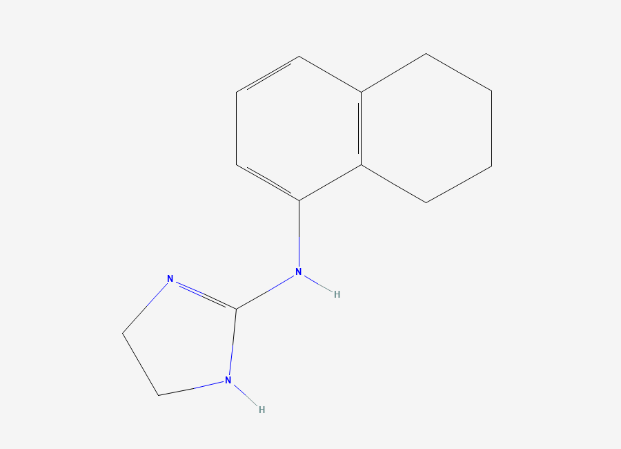 Two-dimensional chemical structure of Tramazoline, CAS 1082-57-1