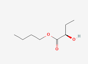 Two-dimensional chemical structure of Butyl (R)-2-hydroxybutanoate, CAS 928835-95-4
