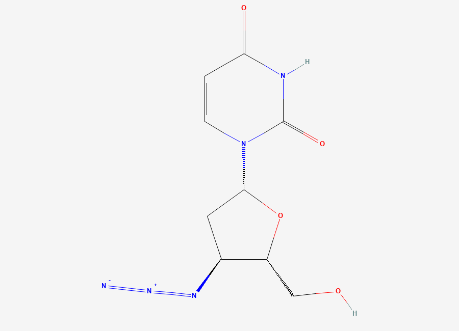 Two-dimensional chemical structure of Navuridine