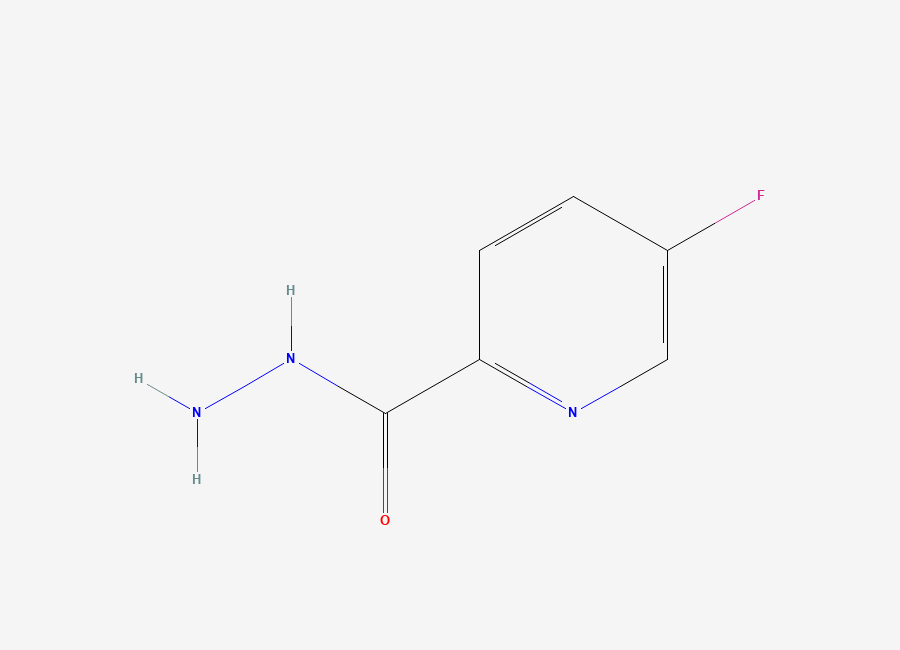 Two-dimensional chemical structure of 5-Fluoropicolinohydrazide