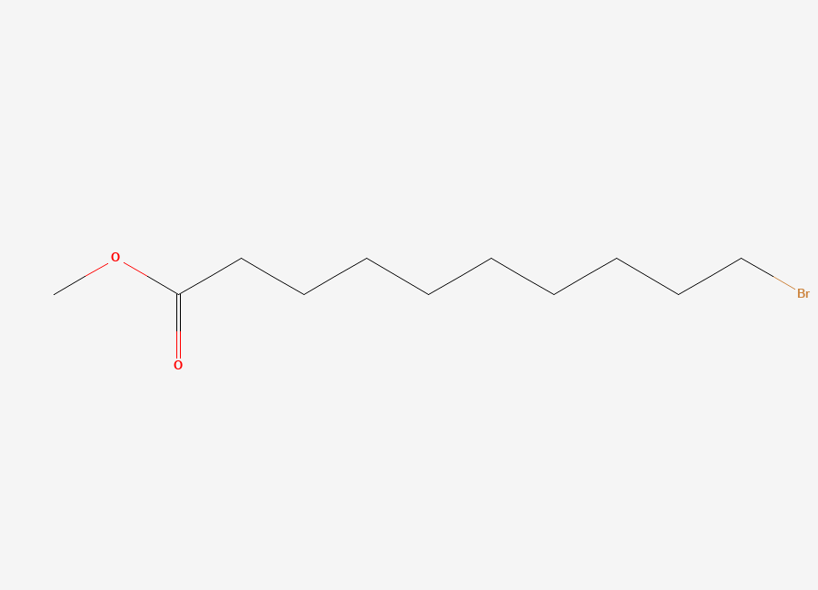 Two-dimensional chemical structure of Methyl 10-bromodecanoate