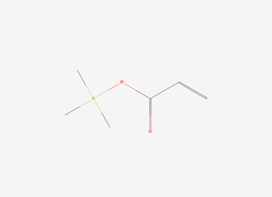Two-dimensional chemical structure of Acryloxytrimethylsilane