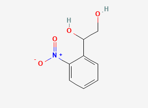 Two-dimensional chemical structure of 1-(2-Nitrophenyl)-1,2-ethanediol