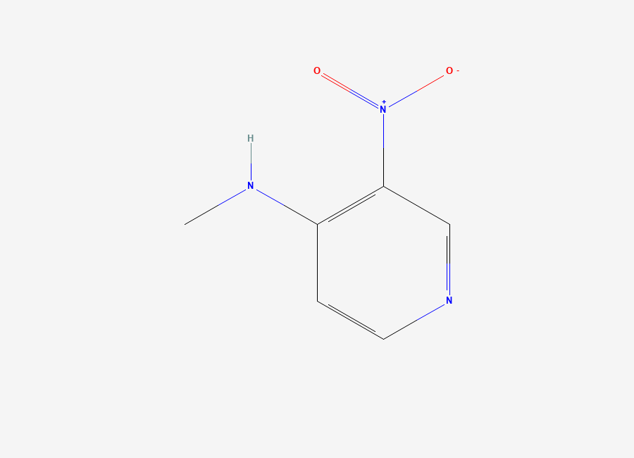 Two-dimensional chemical structure of n-Methyl-3-nitropyridin-4-amine