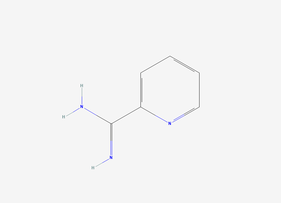 Two-dimensional chemical structure of Picolinimidamide