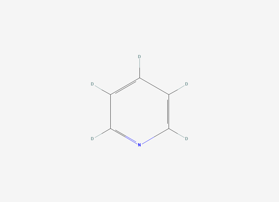 Two-dimensional chemical structure of Pyridine-D5