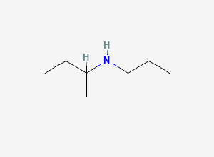 Two-dimensional chemical structure of N-sec-Butylpropylamine