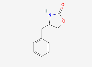Two-dimensional chemical structure of 4-Benzyl-1,3-oxazolidin-2-one
