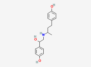 Two-dimensional chemical structure of Ractopamine, CAS 97825-25-7