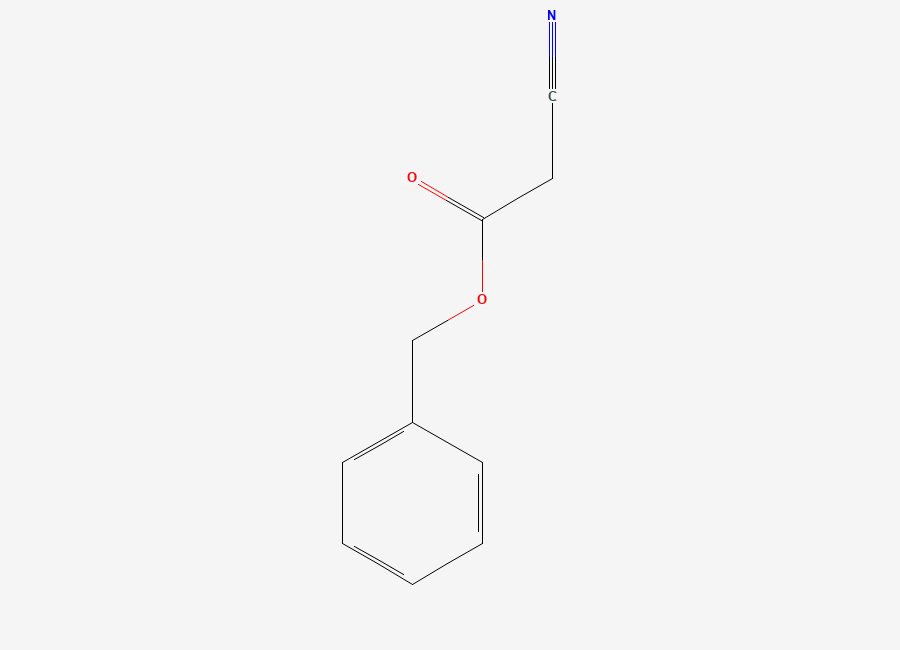 Two-dimensional chemical structure of Benzyl 2-cyanoacetate