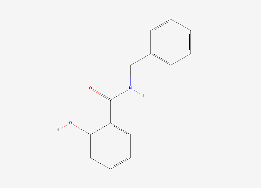Two-dimensional chemical structure of N-Benzyl-2-hydroxybenzamide