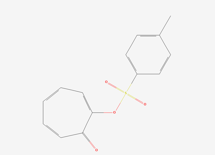 Two-dimensional chemical structure of Tropolone Tosylate