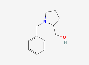 Two-dimensional chemical structure of (1-Benzylpyrrolidin-2-yl)methanol