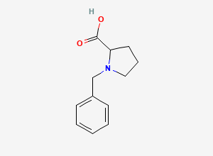 Two-dimensional chemical structure of N-Benzyl-DL-proline