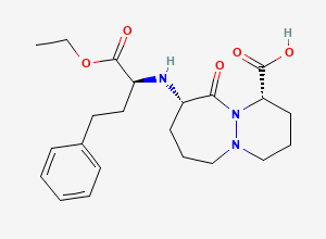 Two-dimensional chemical structure of Cilazapril, CAS 88768-40-5