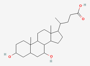 Two-dimensional chemical structure of Tauroursodiol