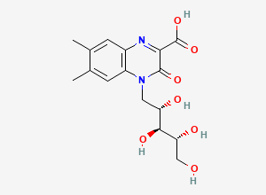 Two-dimensional chemical structure of Vitamin B2 EP Impurity E, CAS 64480-68-8